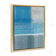 Flora Kouta | Grey & Blue Painting