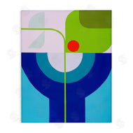 Marion Griese | Green & Blue Geometric