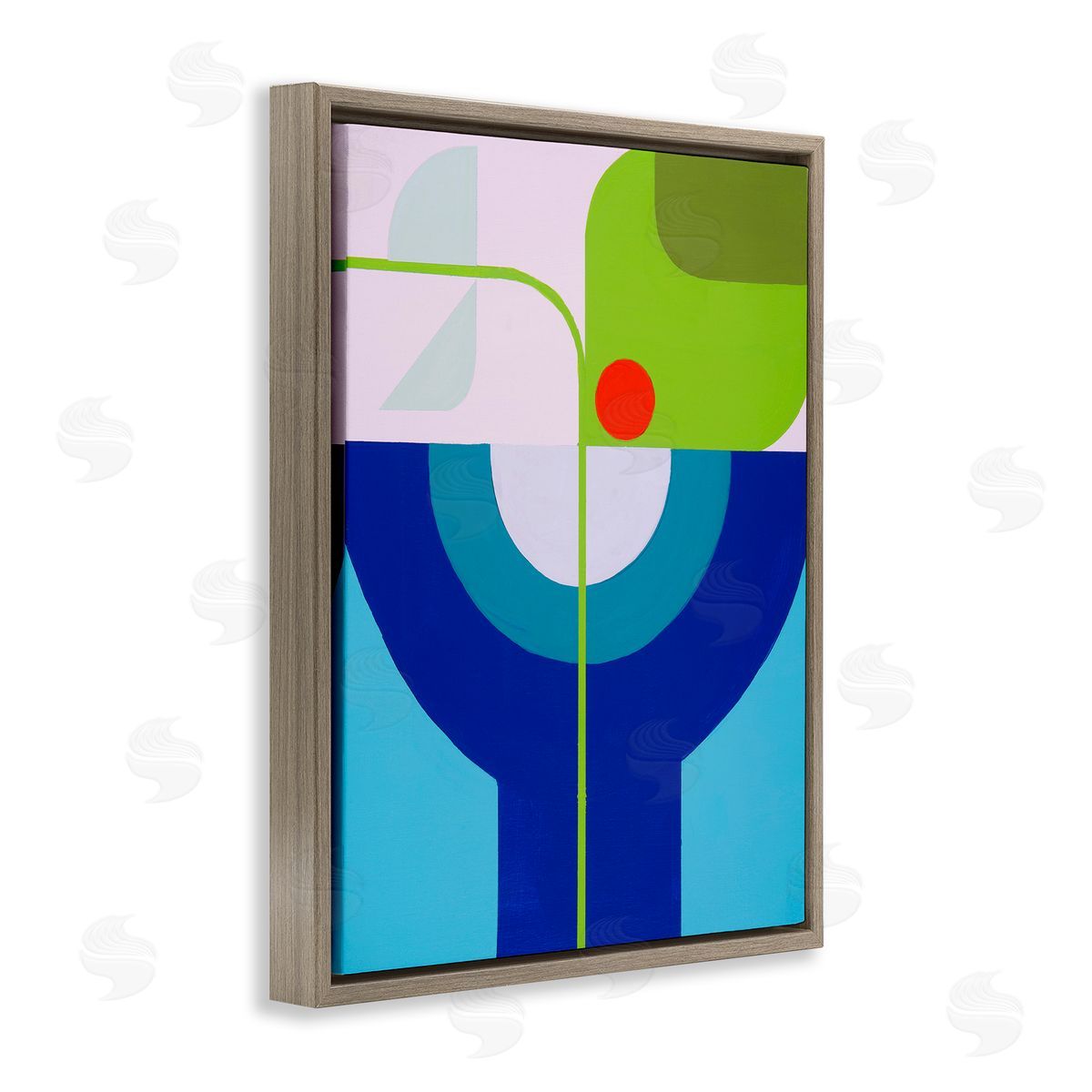Marion Griese | Green & Blue Geometric