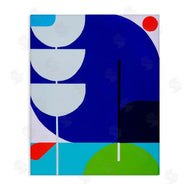 Marion Griese | Blue Contemporary Shapes
