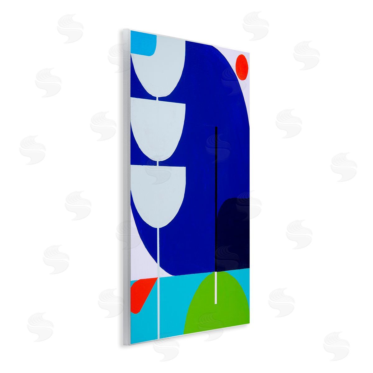 Marion Griese | Blue Contemporary Shapes