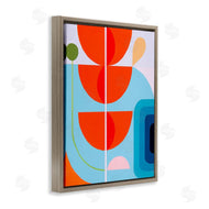 Marion Griese | Red & Blue Modern Shapes