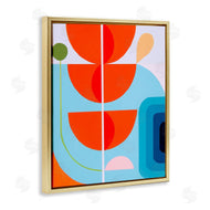 Marion Griese | Red & Blue Modern Shapes