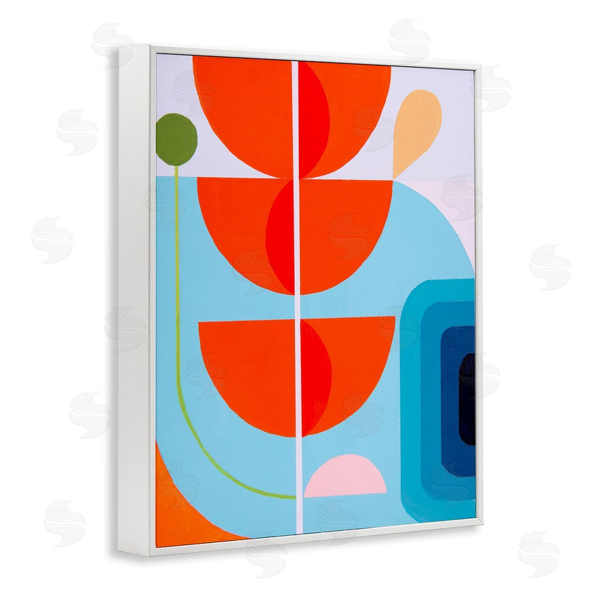 Marion Griese | Red & Blue Modern Shapes