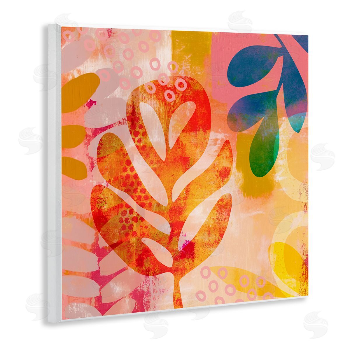 Andrea Haase Vivid Contemporary Leaves Wall Plaque Artside_