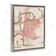 Leah Straatsma | Pink Squiggle Abstraction