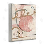 Leah Straatsma | Pink Squiggle Abstraction