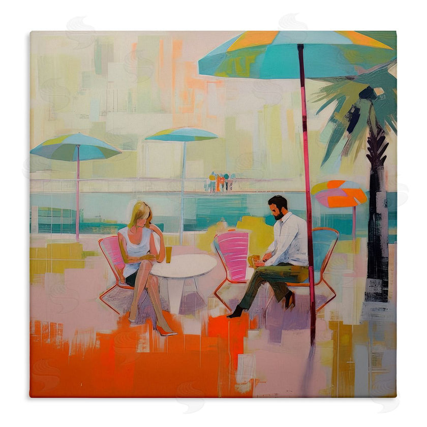 Irena Orlov | Couple at Beach Abstract