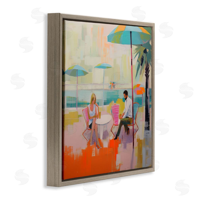 Irena Orlov | Couple at Beach Abstract
