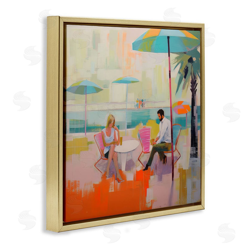 Irena Orlov | Couple at Beach Abstract