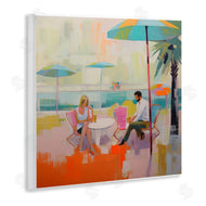 Irena Orlov | Couple at Beach Abstract