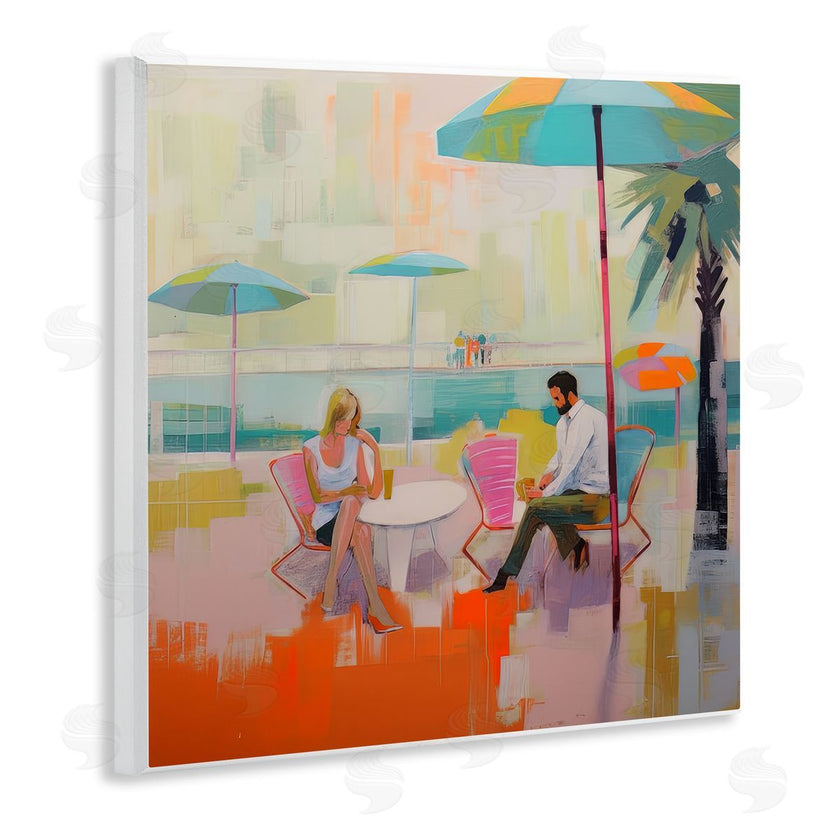 Irena Orlov | Couple at Beach Abstract