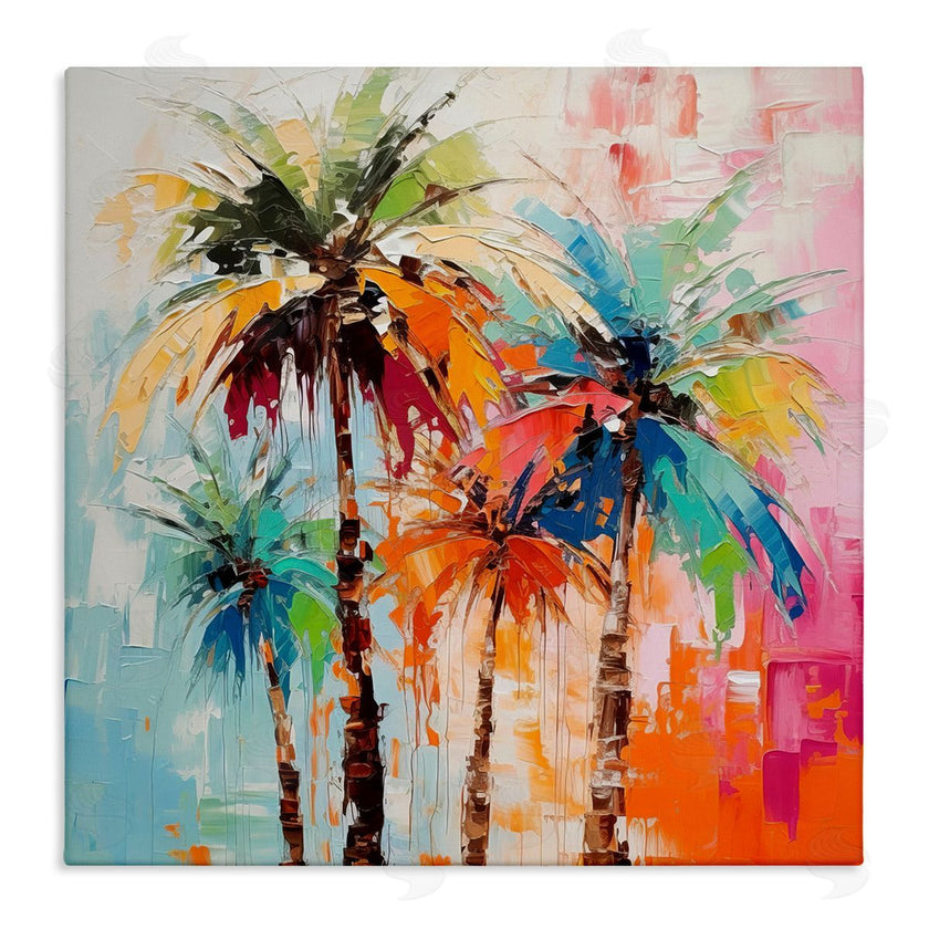 Irena Orlov | Abstract Palm Tree Painting
