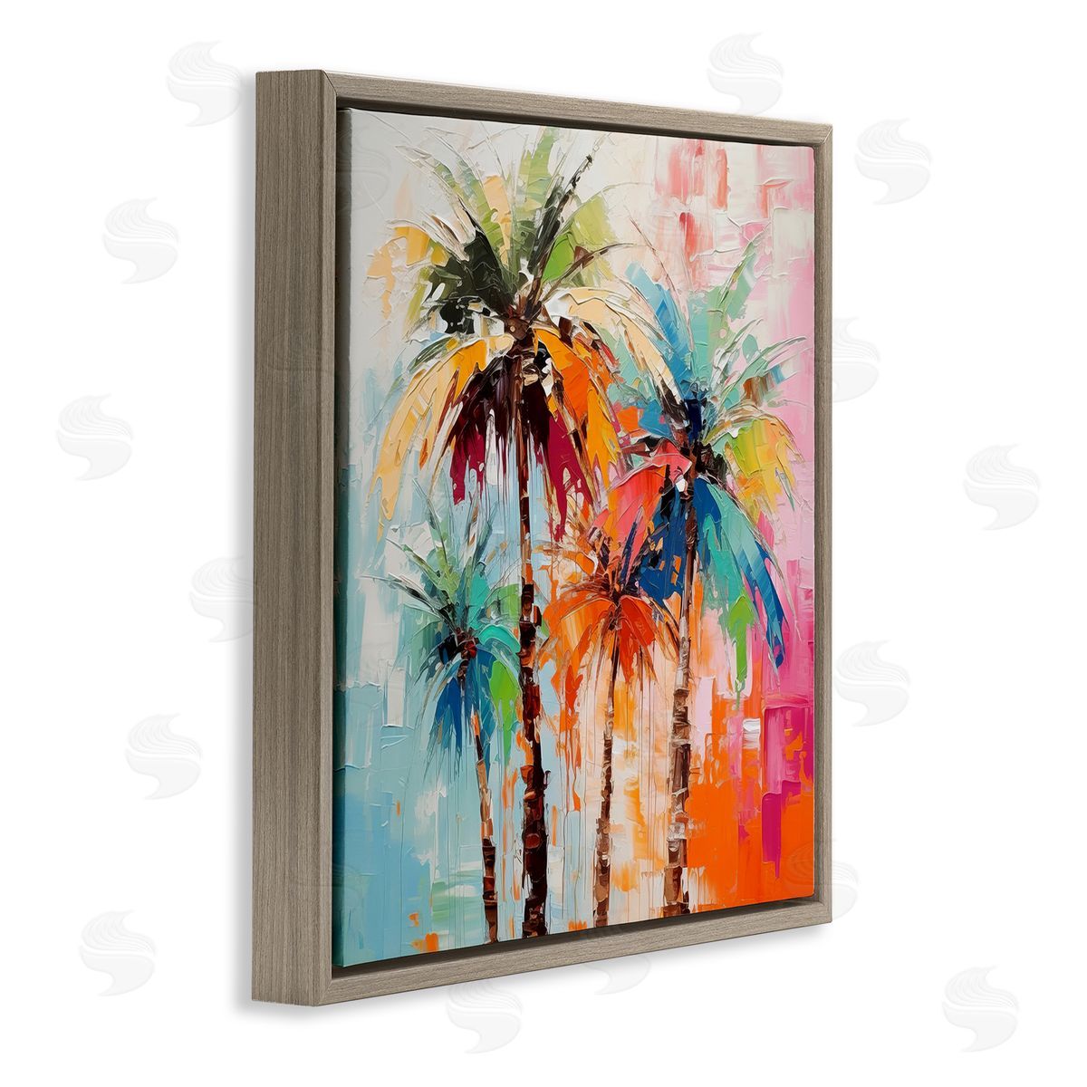 Irena Orlov | Abstract Palm Tree Painting