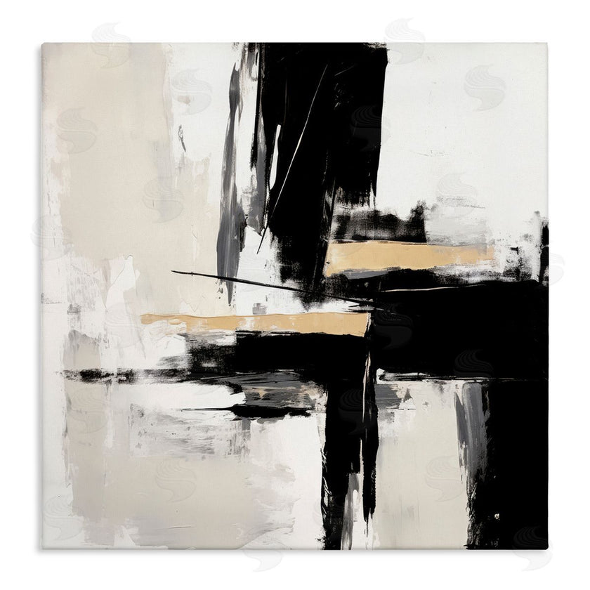 Irena Orlov | Chaotic Black Abstract