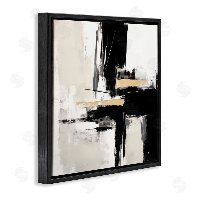 Irena Orlov | Chaotic Black Abstract