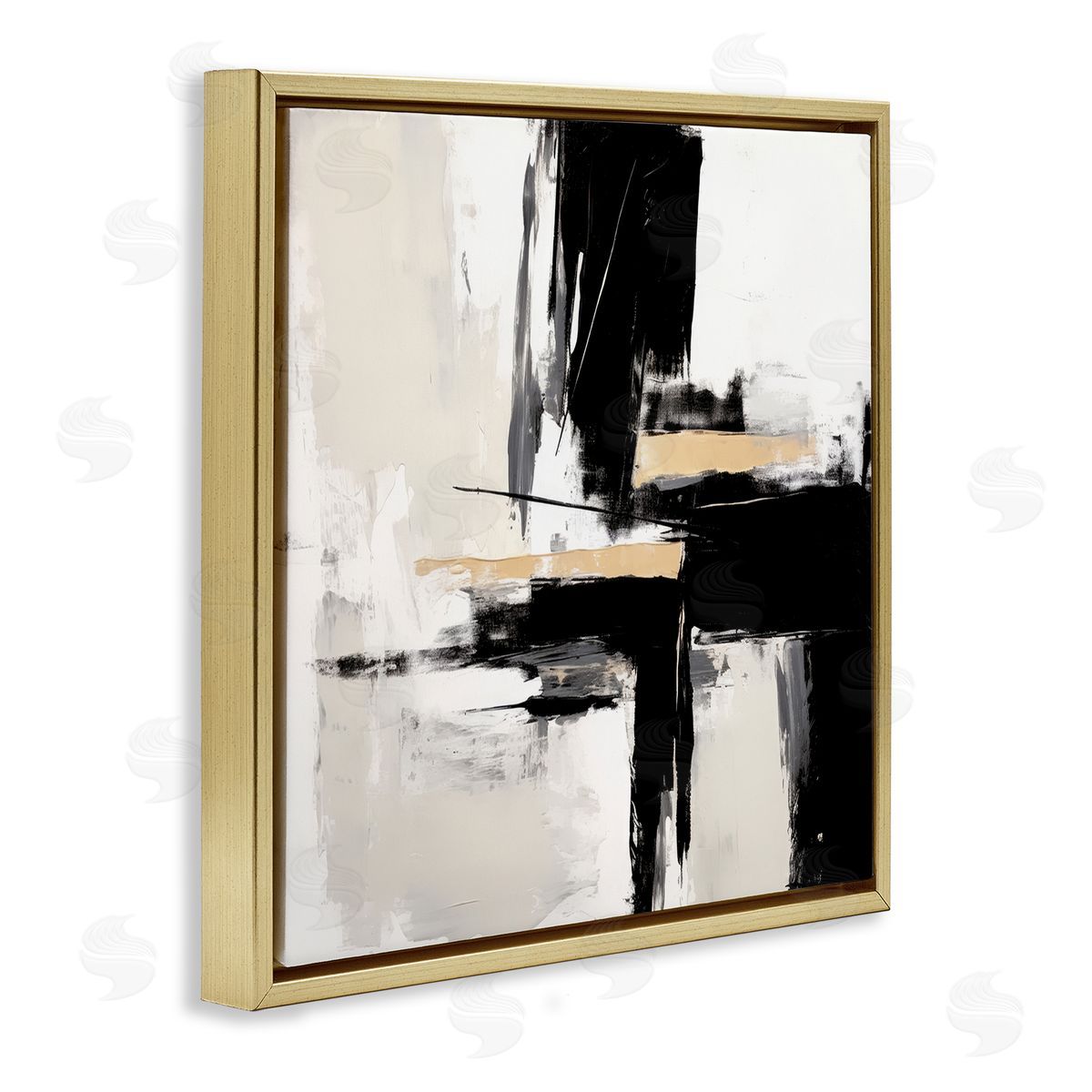 Irena Orlov | Chaotic Black Abstract