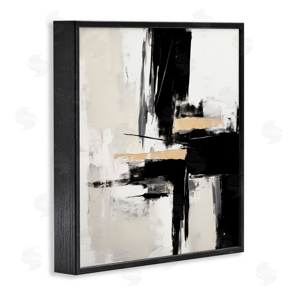 Irena Orlov | Chaotic Black Abstract