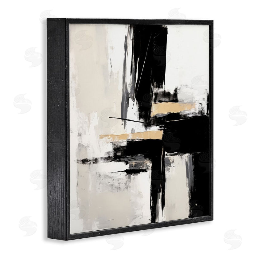 Irena Orlov | Chaotic Black Abstract