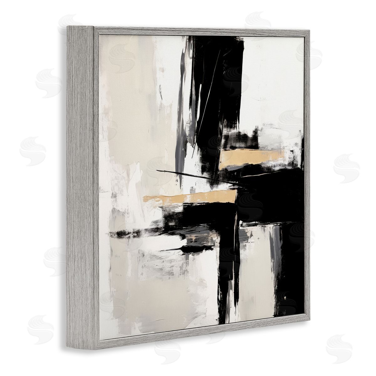 Irena Orlov | Chaotic Black Abstract
