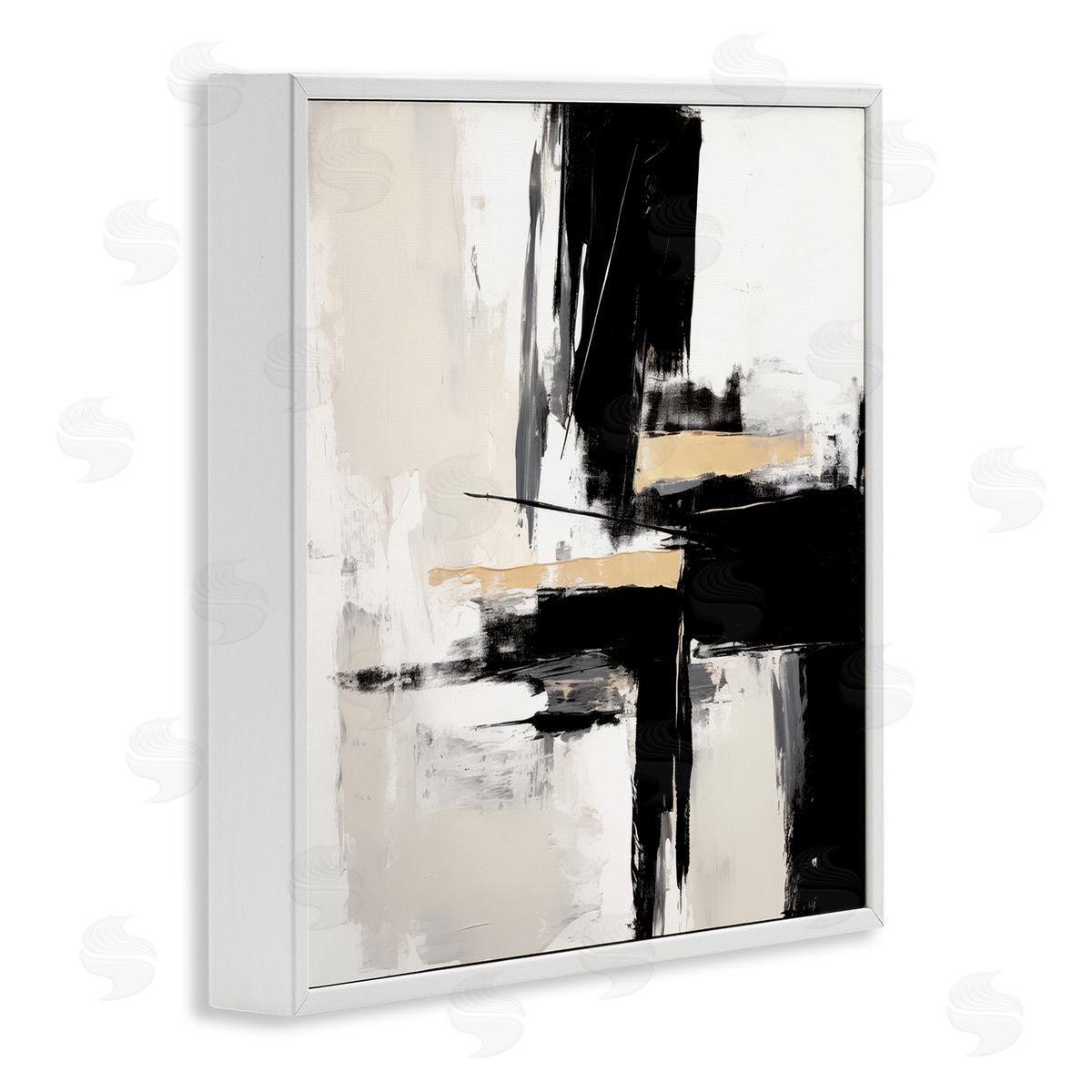 Irena Orlov | Chaotic Black Abstract