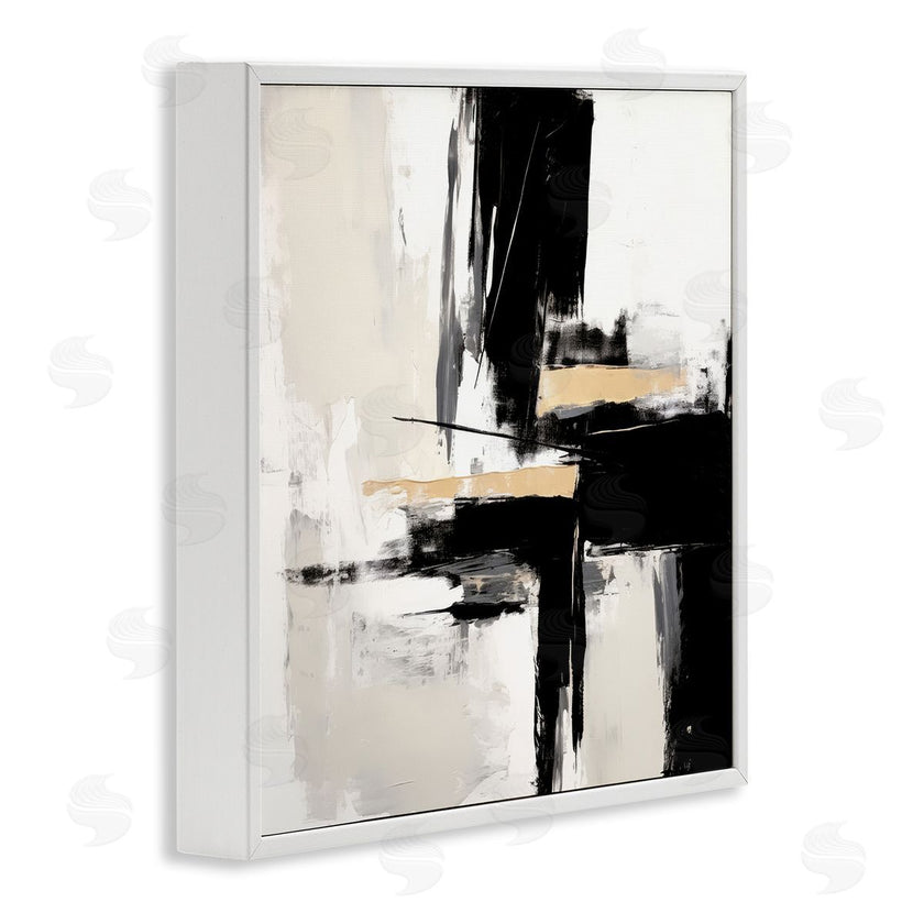 Irena Orlov | Chaotic Black Abstract