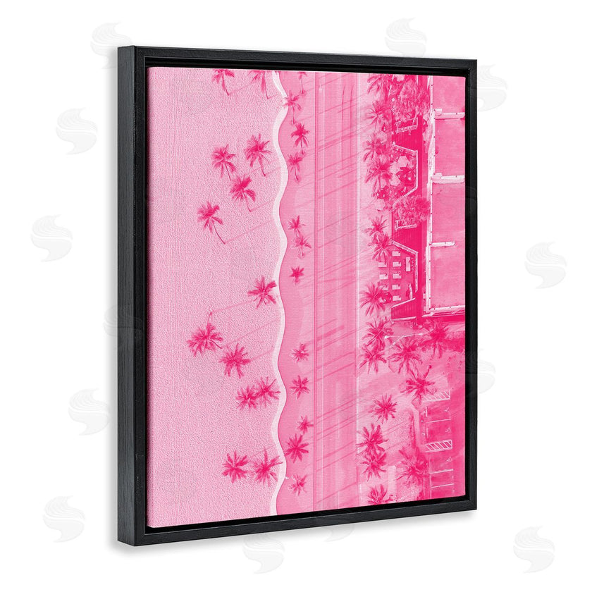 Stupell Studio | Pink Aerial Tropical Landscape