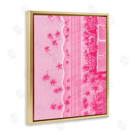 Stupell Studio | Pink Aerial Tropical Landscape