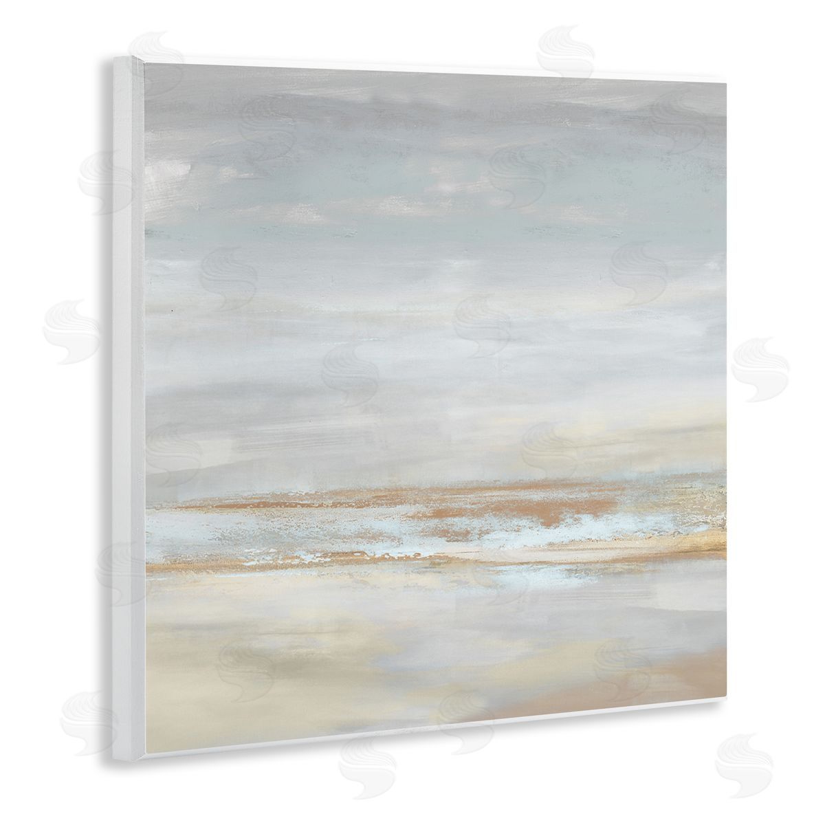 Rachel Springer Abstract Coastline Painting Wall Plaque Artside_