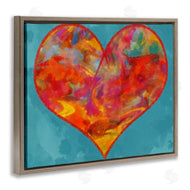 Daniel Sproul | Modern Heart on Blue