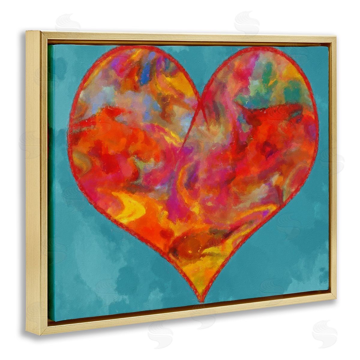 Daniel Sproul | Modern Heart on Blue