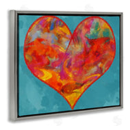Daniel Sproul | Modern Heart on Blue