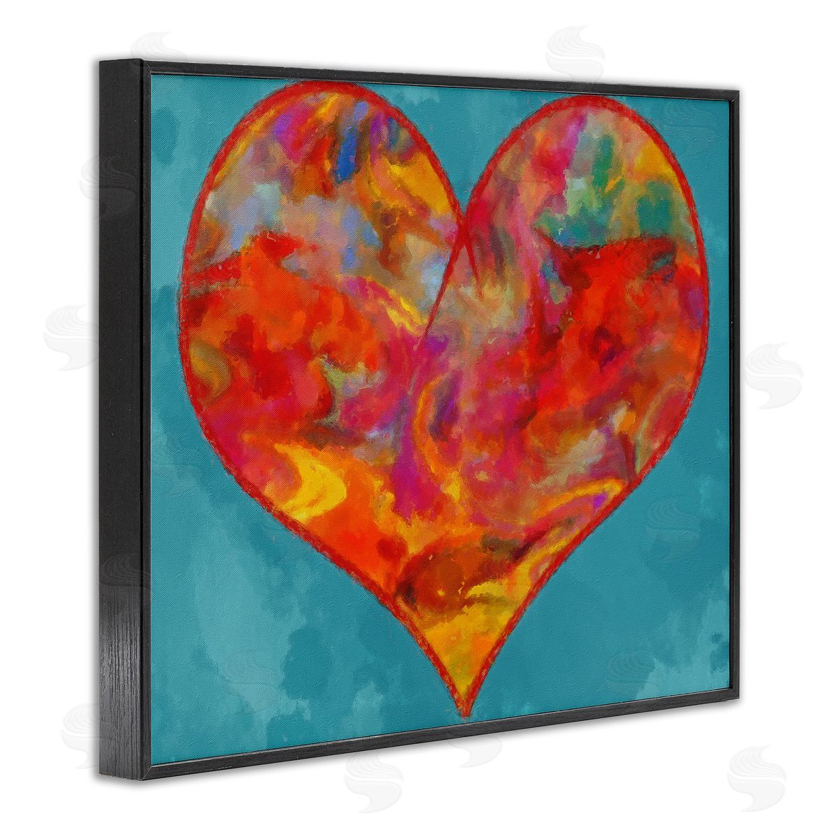 Daniel Sproul | Modern Heart on Blue