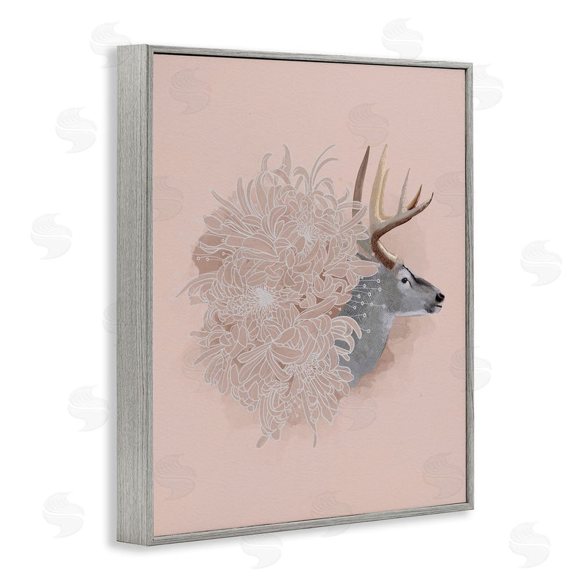 Katie O'Shea | Pink Deer & Mum Flower