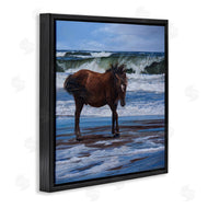 Karla Mann | Horse on Ocean Shore