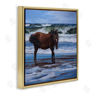 Karla Mann | Horse on Ocean Shore