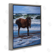 Karla Mann | Horse on Ocean Shore
