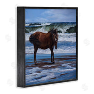 Karla Mann | Horse on Ocean Shore