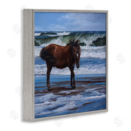Karla Mann | Horse on Ocean Shore
