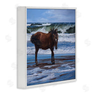 Karla Mann | Horse on Ocean Shore
