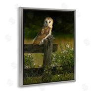 Karla Mann | Barn Owl on Fence
