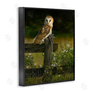 Karla Mann | Barn Owl on Fence