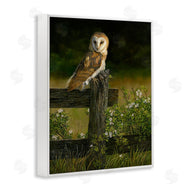 Karla Mann | Barn Owl on Fence