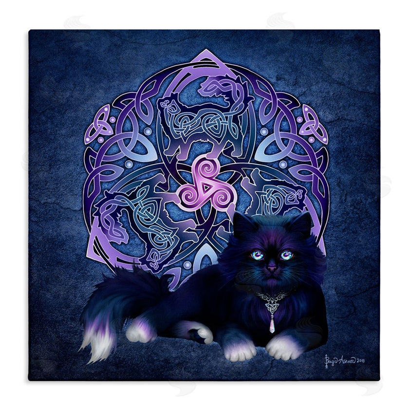 Brigid Ashwood | Celtic Black Cat Fractal