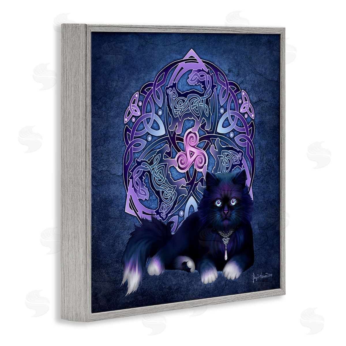 Brigid Ashwood | Celtic Black Cat Fractal