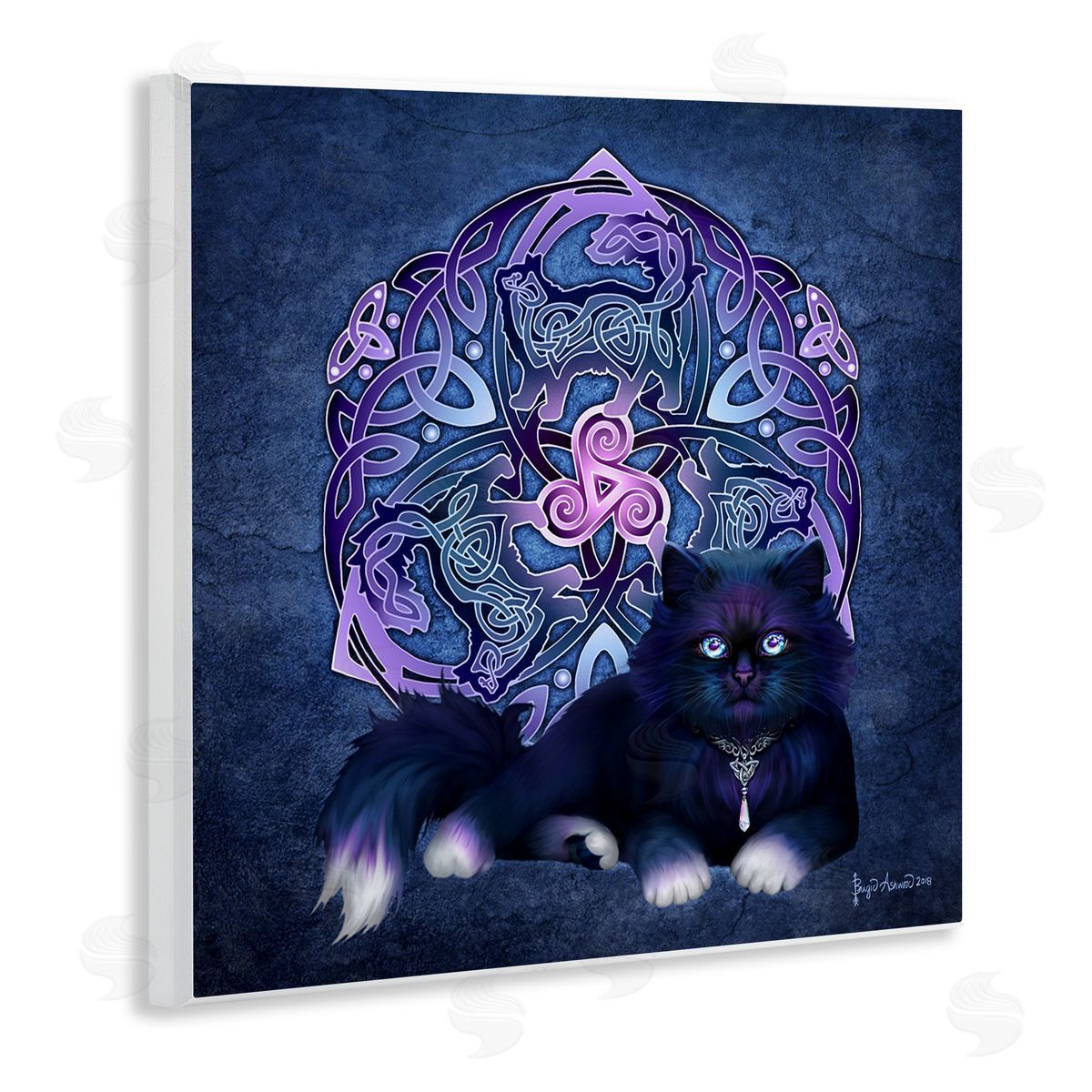 Brigid Ashwood | Celtic Black Cat Fractal