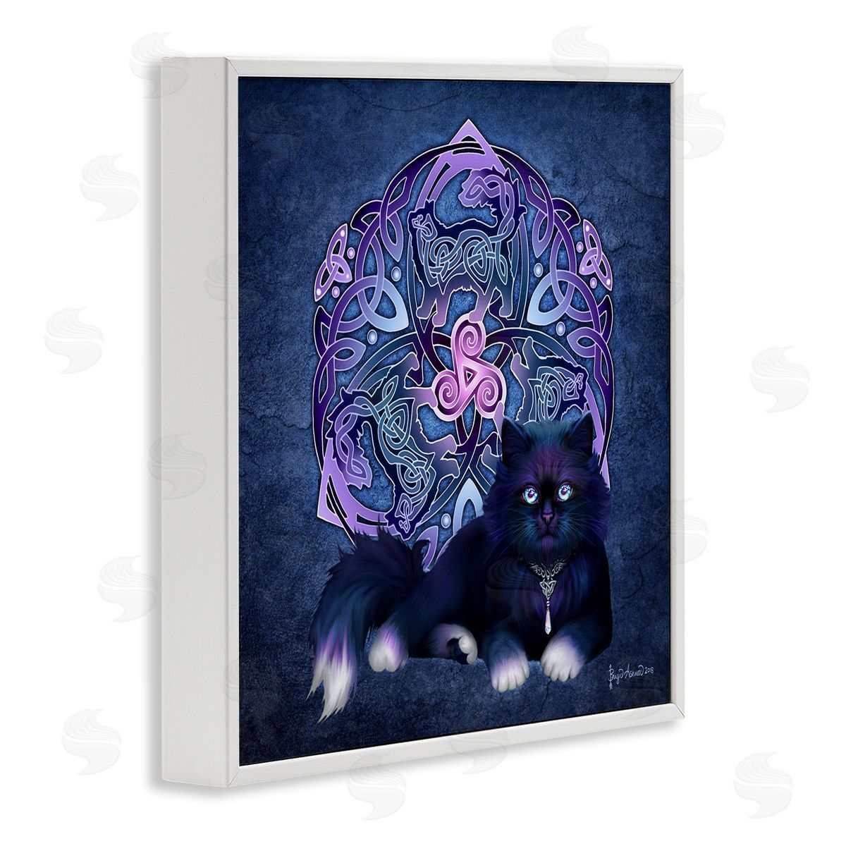 Brigid Ashwood | Celtic Black Cat Fractal