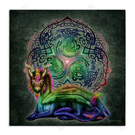 Brigid Ashwood | Dragon on Celtic Pattern