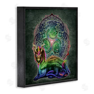 Brigid Ashwood | Dragon on Celtic Pattern