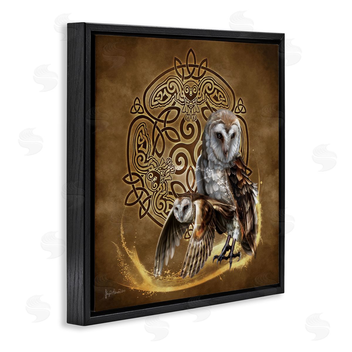 Brigid Ashwood | Abstract Fractal Owls